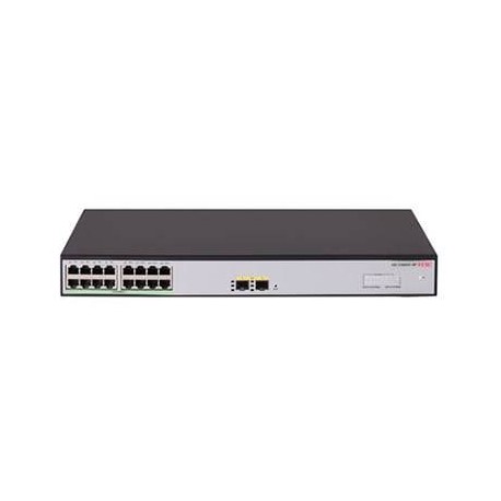 H3C LS-1600V2-18P-GL switch Gestionado Gigabit Ethernet (10/100/1000) Gris, Negro