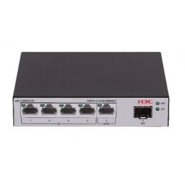 H3C LS-1600V2-6P-GL switch Gestionado L2 Gigabit Ethernet (10/100/1000) Negro, Gris
