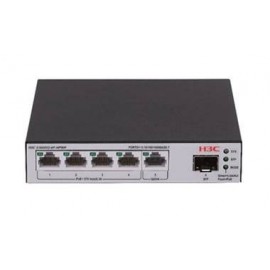 H3C LS-1600V2-6P-HPWR-GL switch Gestionado L2 Gigabit Ethernet (10/100/1000) Energía sobre Ethernet (PoE) Gris, Negro