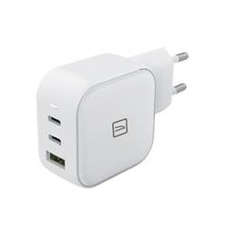 Tucano Cargador universal 65 W 1x USB A + 2 x USB C Blanco - ma-gan65p-eu-w