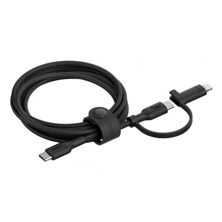 Belkin BoostCharge Pro cable USB C  a USB C/Lightning  1,5 m Negro - cac003hq1.5mbk