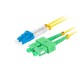 Lanberg FO-LUSA-SD11-0020-YE Cable de fibra óptica e InfiniBand 2 m SC LC LC/SC Amarillo