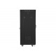Lanberg free standing rack 19inch cabinet 27U 600x600 glass door - ff01-6627-12bl