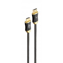 Gembird Active Optical AOC HDMI 10m cable HDMI HDMI tipo A (Estándar) Negro, Oro - ccbp-hdmi8k-aoc-10m