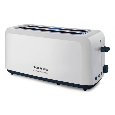 Taurus 8414234606730 tostadora 6 2 rebanada(s) 1450 W Negro, Blanco