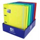 OXFORD CARPETA ANILLAS 4X35 EUROPEANBINDER TOUCH A4+ C/RECAMBIO 100 HOJAS 90GR 5X5 SURTIDOS -10U-