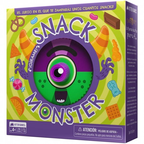 Juego de mesa snack monster - EKISNMO01ES
