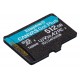 Kingston Technology Tarjeta microSDXC Canvas Go Plus Gen4 de 512 GB, 200 MB/s, A2 U3 V30 y adaptador - SDCG4/512GB