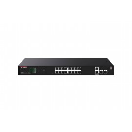 IP-COM Networks G2220P-16-250W switch Gestionado Gigabit Ethernet (10/100/1000) (PoE) Negro