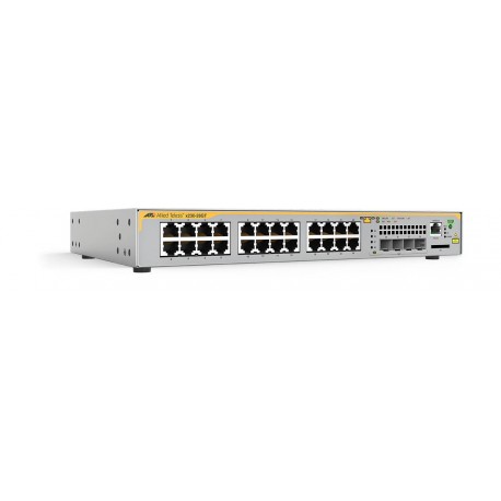 Allied Telesis AT-x230-28GT Gestionado L2+/L3 Gigabit Ethernet (10/100/1000) Gris, Amarillo