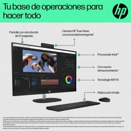 HP 27 inch All-in-One 27-cr0075ns PC Intel® Core™ i5 i5-1335U 16 GB DDR4-SDRAM 512 GB SSD