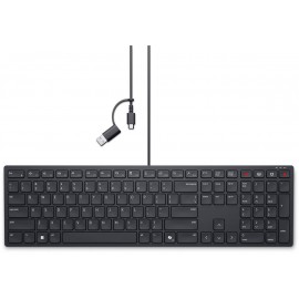 DELL KB525C teclado Oficina USB QWERTY Español Negro