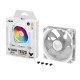 ASUS TUF GAMING TR120 ARGB REVERSE 1-pack White Carcasa del ordenador Refrigerador de aire 12 cm Blanco
