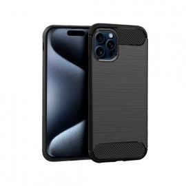 FUNDA COOL IPHONE 15 PRO CARBON NEGRO