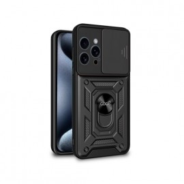 FUNDA COOL IPHONE 15 PRO HARD RING NEGRO