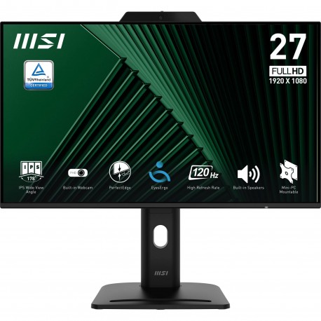 MSI PRO MP272PMG 27'' 1920 x 1080 Full HD LCD Negro - 9S6-3PD99T-001