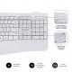 SUBBLIM Teclado con ratón COMBO DUAL OFFICE PROWAVE WHITE - subkbc-dcopw1