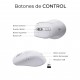 SUBBLIM Teclado con ratón COMBO DUAL OFFICE PROWAVE WHITE - subkbc-dcopw1