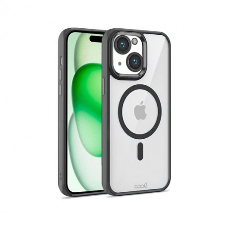 FUNDA COOL IPHONE 15 PLUS MAGNETICA NEGRO - CL8434847074115