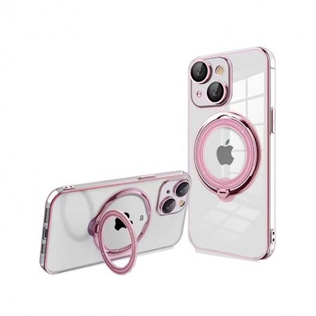 FUNDA COOL IPHONE 15 PLUS MAGNETICA RING ROSA - CL8434847069968