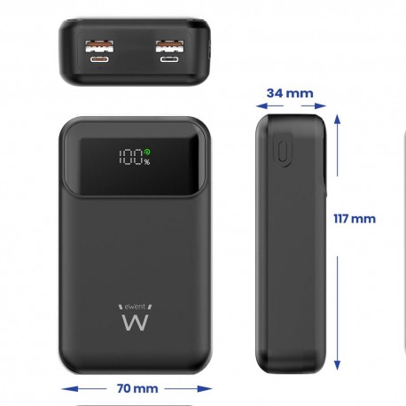 EWENT - Powerbank ew1164 20000mah - EW1164