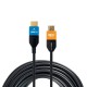 Gembird CC-HDMI8K-AOC-10M cable HDMI HDMI tipo A (Estándar) Negro, Azul, Naranja