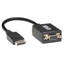 Tripp Lite P134-06N-VGA Adaptador de Cable Activo DisplayPort a VGA, 1920 x 1200 /1080P (M/H), 15.24 cm [6 Pulgadas]