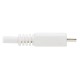 Tripp Lite U050AB-006-WH Cable Antibacteriano USB A a USB Micro B (M/M), USB 2.0, Blanco, 1.83 m [6 pies]