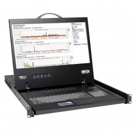 Tripp Lite B040-016-19 KVM de Consola Netcontroller de 16 Puertos De 1U para Instalar en Rack, con LCD de 19''