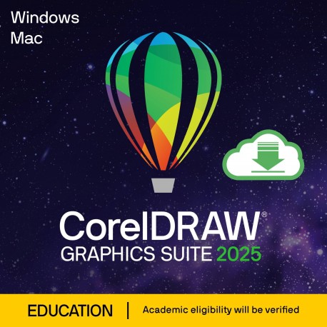Corel CorelDRAW GS 2025 Educación (EDU) 1 licencia(s) Electronic License Delivery