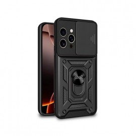 FUNDA COOL IPHONE 16 PRO HARD RING NEGRO - CL8434847075372