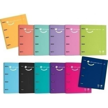 GRAFOPLAS - CARPEBLOC GRAF.LIKE2 A4 4AN.100h NEGRO - Pack de 2 unidades - 88101310