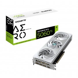 GIGABYTE GeForce RTX 5060 Ti AERO OC 16G Tarjeta Gráfica – 16 GB GDDR7 - GV-N506TAERO OC-16GD