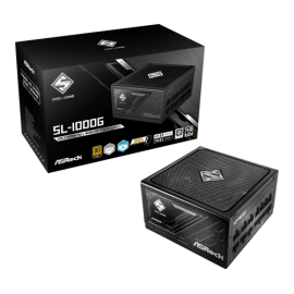 FUENTE ALIMENTACION ASROCK SL-1000G, 1000W, 80 PLUS GOLD - 90-UXS100-GFEAAA