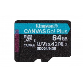 Kingston Technology 64GB microSDXC Canvas Go Plus Gen4 200R A2 U3 - SDCG4/64GBSP