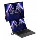 ASUS ZenScreen Fold OLED MQ17QH pantalla para PC 43,9 cm (17.3'') 2560 x 1920 Pixeles Quad HD Plata
