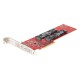 StarTech.com Tarjeta PCIe Adaptadora para 2 SSDs M.2, PCI Express x8 o x16 a NVMe