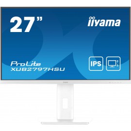 iiyama ProLite XUB2797HSU-W2 pantalla para PC 68,6 cm (27'') 1920 x 1080 Pixeles Full HD LED Blanco