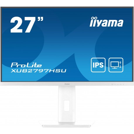 iiyama ProLite XUB2797HSU-W2 pantalla para PC 68,6 cm (27'') 1920 x 1080 Pixeles Full HD LED Blanco
