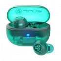 JLab Go Pop ANC Auriculares True Wireless Stereo (TWS) Dentro de oído Llamadas/Música Bluetooth Verde azulado, Transparente