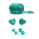 JLab Go Pop ANC Auriculares True Wireless Stereo (TWS) Dentro de oído Llamadas/Música Bluetooth Verde azulado, Transparente