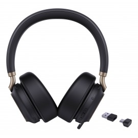 Yealink BH76 Plus Teams USB-C/A Auriculares Inalámbrico Diadema Llamadas/Música USB Type-C / USB Type-A Bluetooth Negro