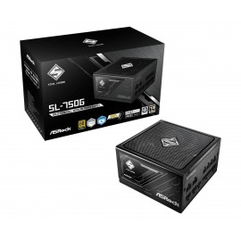 Asrock SL-750G Steel Legend unidad de fuente de alimentación 750 W 20+4 pin ATX ATX Negro