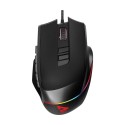 SAVIO - Savio Valiant gaming mouse RGB ratón Juego mano derecha USB Tipo C Óptico - gm-valiant