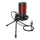 SAVIO - Savio wired gaming microphone with backlight tripod USB SONAR PRO Negro