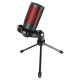 SAVIO - Savio wired gaming microphone with backlight tripod USB SONAR PRO Negro