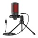SAVIO - Savio wired gaming microphone with backlight tripod USB SONAR PRO Negro