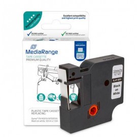 MediaRange MRDY45013 etiqueta de impresora Negro Etiqueta para impresora autoadhesiva