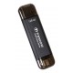 Transcend ESD310C Tecnología Thunderbolt (Rayo) 128 GB USB Type-A / USB Type-C USB 3.2 Gen 2x2 Negro
