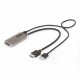 StarTech.com Cable Conversor Adaptador Activo de 30cm HDMI 2.1 a DisplayPort 1.4